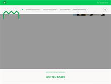 Tablet Screenshot of hoftendorpe.be